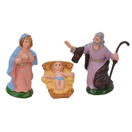 Natività set 3 pz serie 6,5 cm