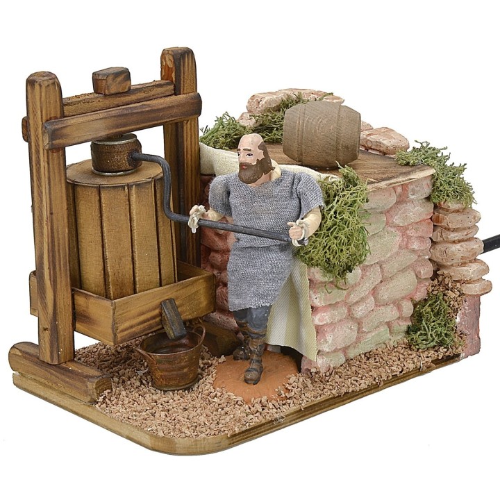Moving man at the press 10 cm