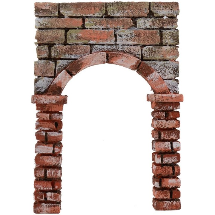Polystyrene arch 16x25.5 cm Neapolitan nativity scene
