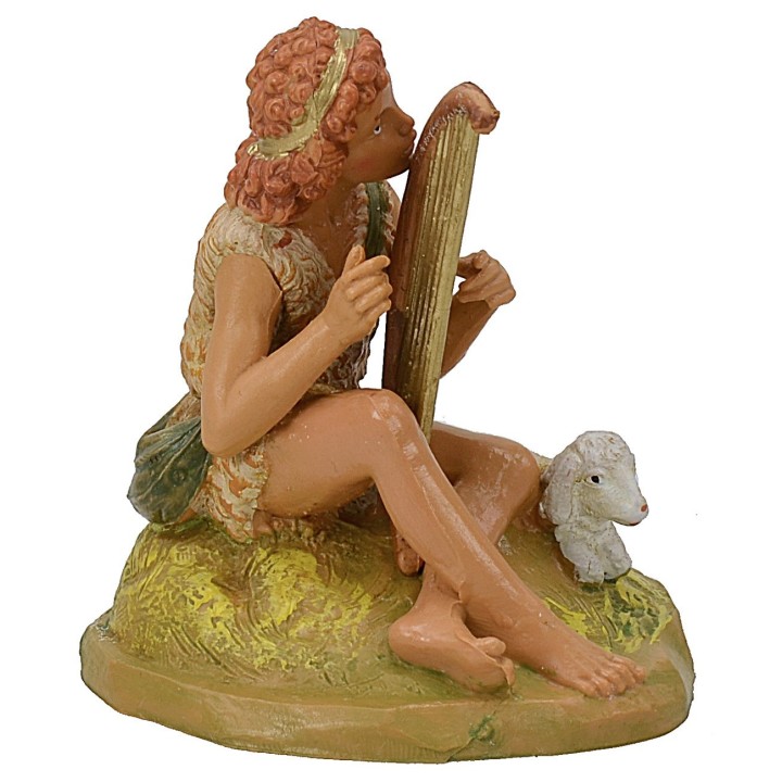 Faun with lyre series 12 cm Fontanini