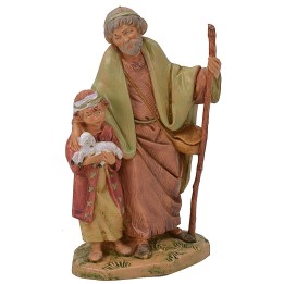 Pastore con bambino serie 12 cm Fontanini
