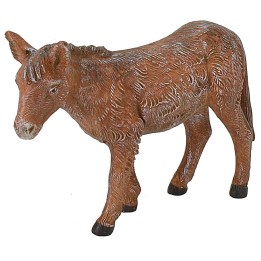 Asino in piedi marrone serie 19 cm Fontanini