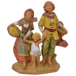 Famiglia con bambino serie 12 cm Fontanini