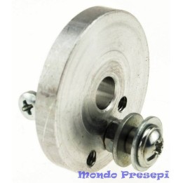 Puleggia ø 3,5 cm con perno, per motoriduttore 4w