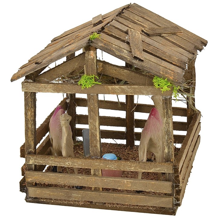 Enclosure with camels cm 15x15x16 h