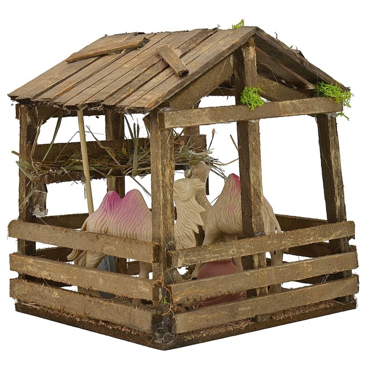 Enclosure with camels cm 15x15x16 h