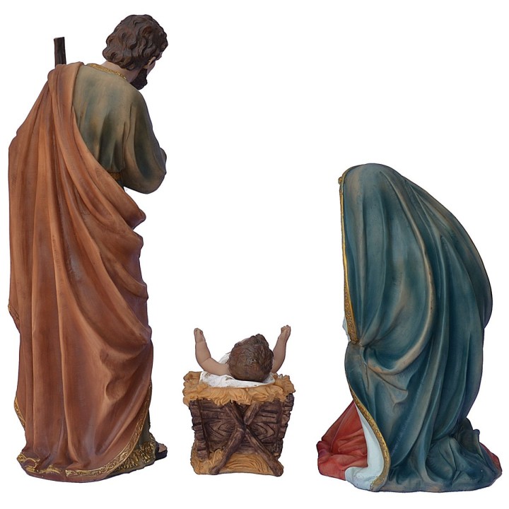 Natività 3 soggetti in resina 60 cm
