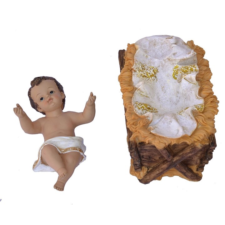 Natività 3 soggetti in resina 60 cm