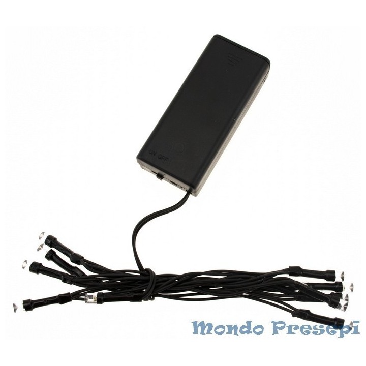 10 LED red light battery necklace - R10