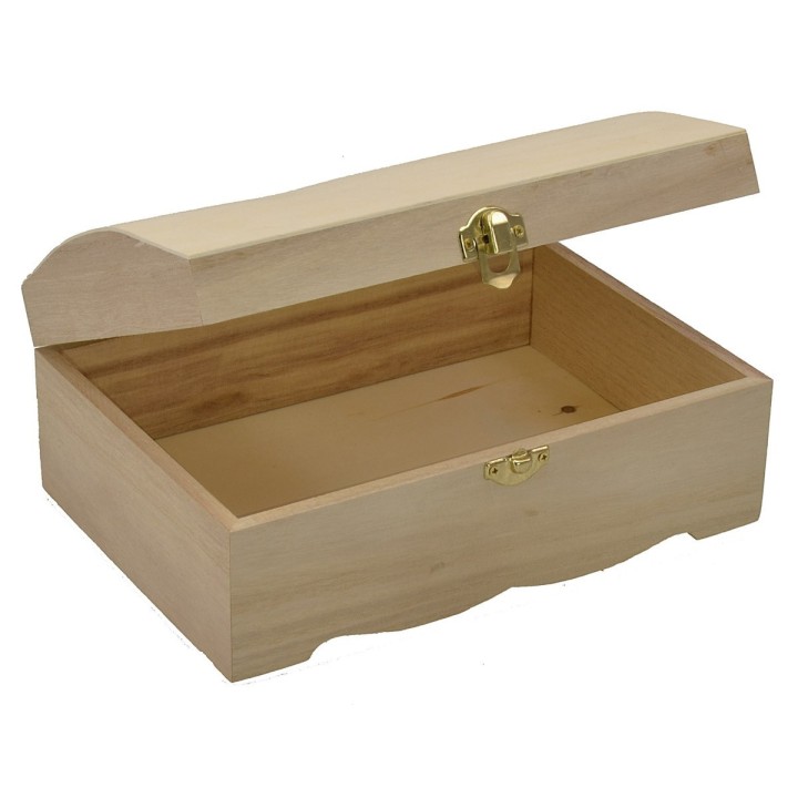 Wooden trunk cm 22x15,5x9,7 h