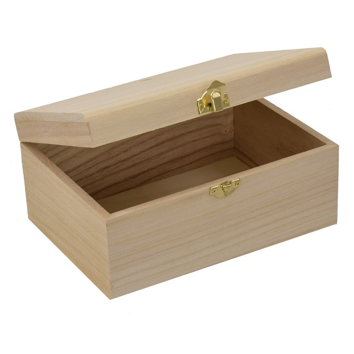 Caja de madera de 20x14,7x9,6 cm h