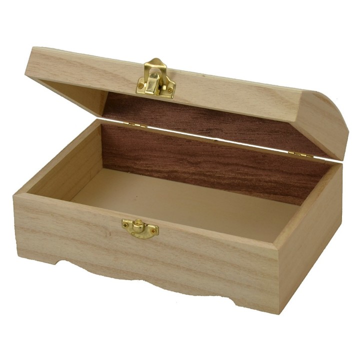 Bauletto in legno cm 19,2X12,5X7,8 h
