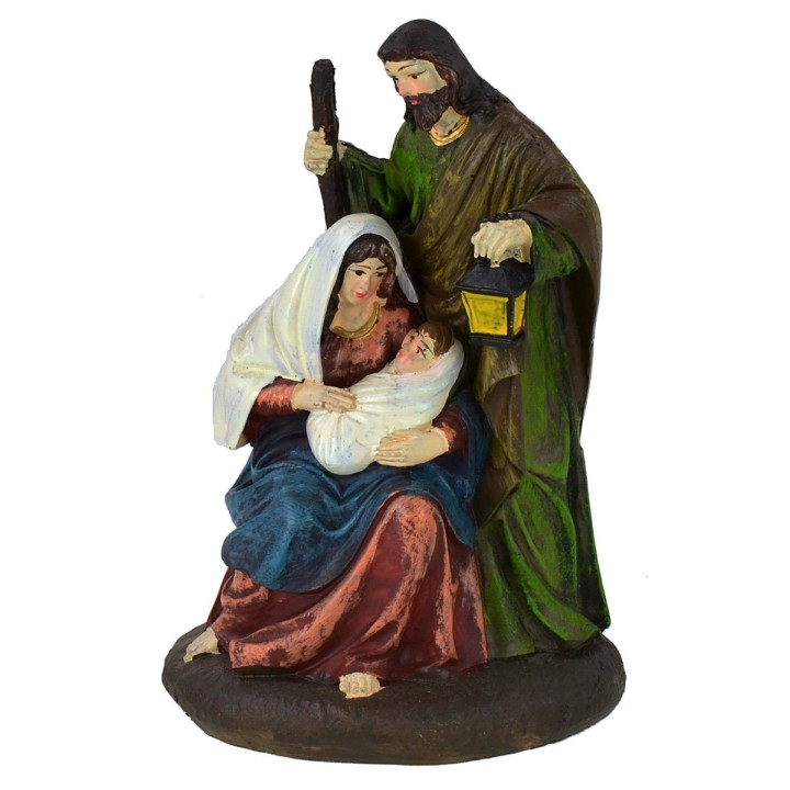 Natividad en resina cm 9x7x13,5 h