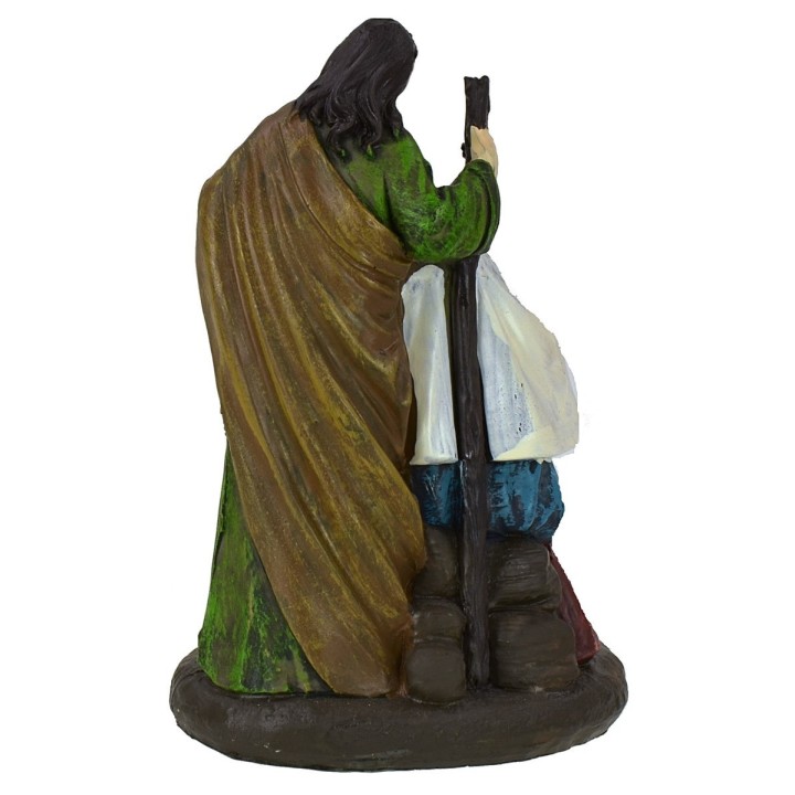 Nativity in resin cm 9x7x13,5 h