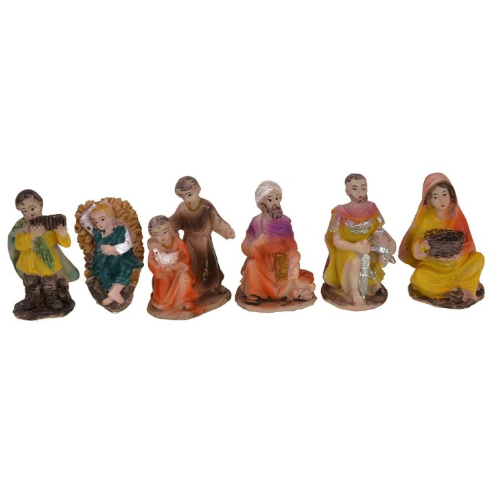 Set 24 statuine in resina 6,5-7 cm