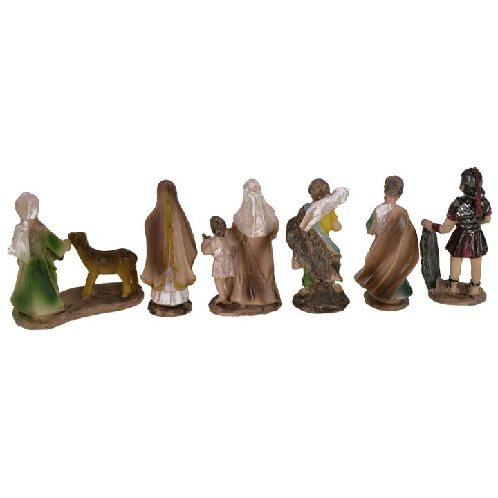 Conjunto de 24 figuritas de resina de 6,5-7 cm.