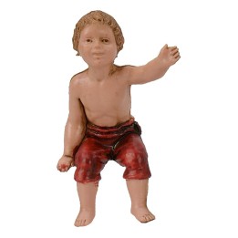Bambino seduto serie 10 cm Landi Moranduzzo