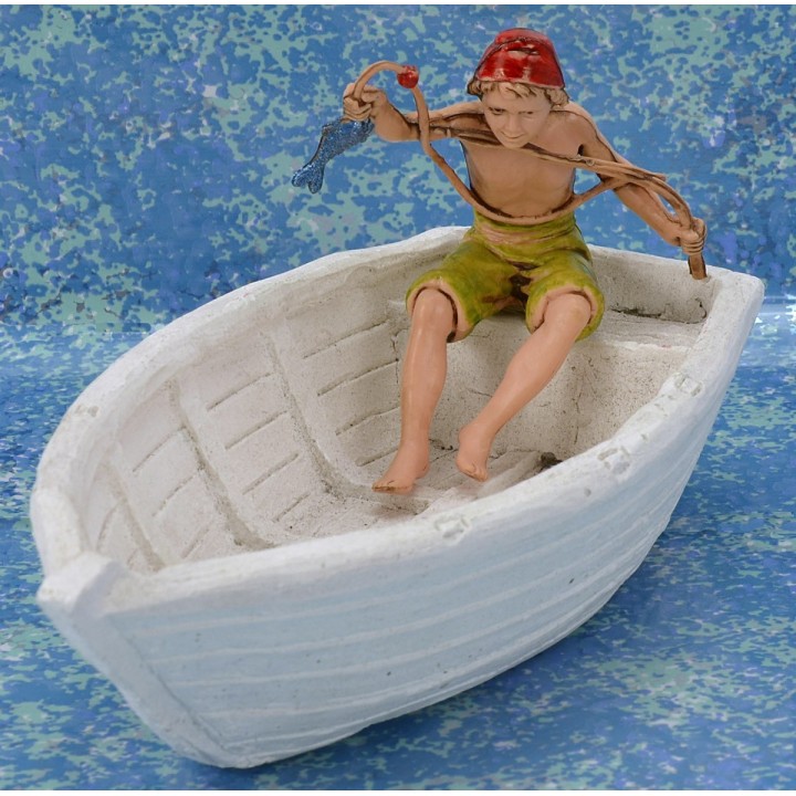 Pescador sentado cm 10 Landi