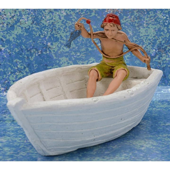 Pescador sentado cm 10 Landi
