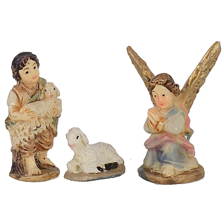Natività 11 soggetti in resina 3,5 cm