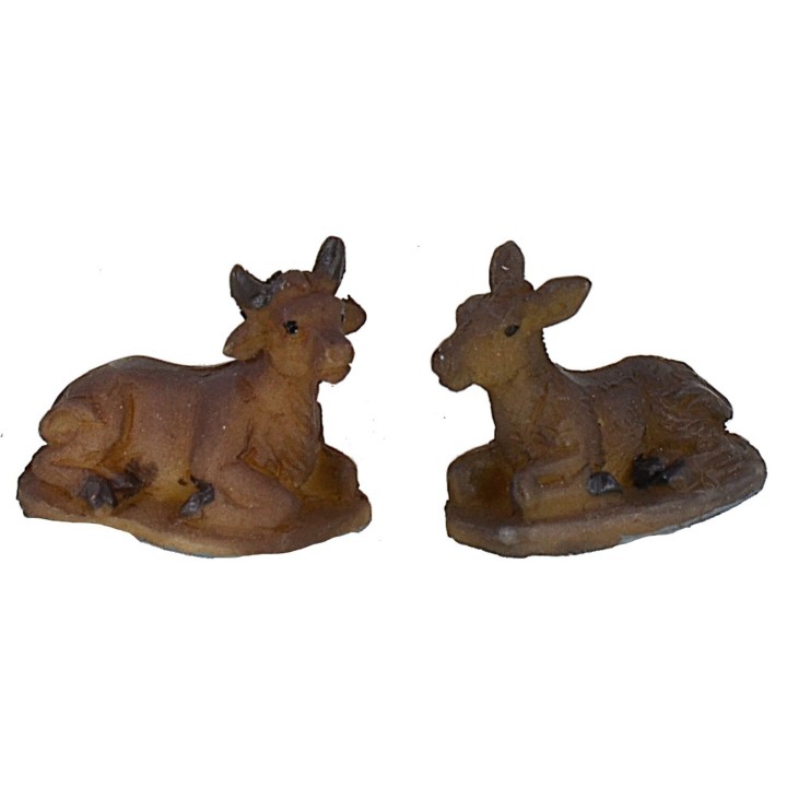Nativity 11 subjects in resin 3.5 cm