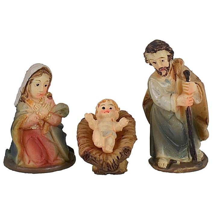 Nativity 11 subjects in resin 3.5 cm