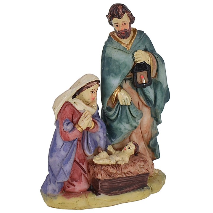 Natività in resina cm 7x3x10 h