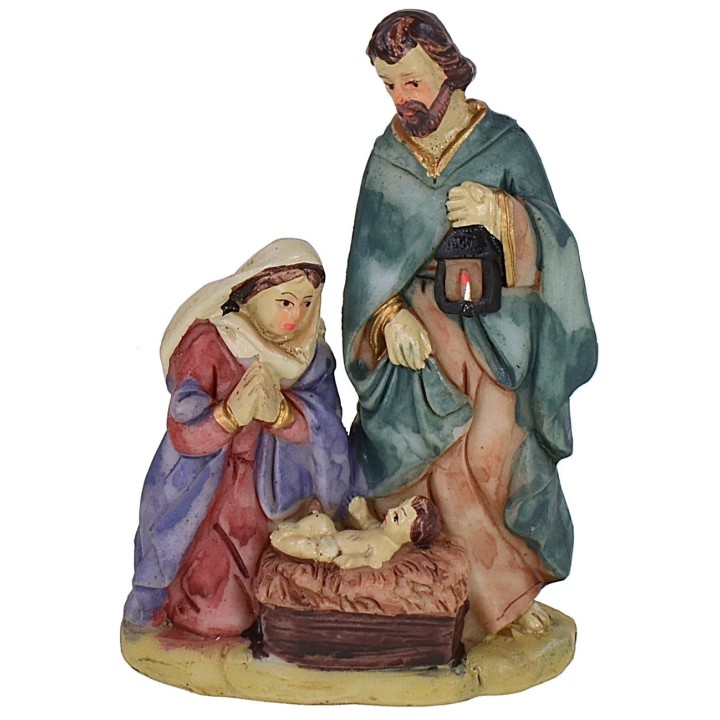 Nativity in resin cm 7x3x10 h