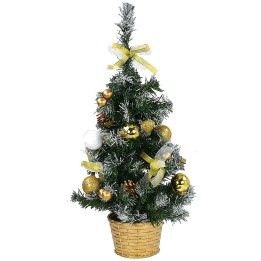 Arbolito decorado en oro de 50 cm de altura
