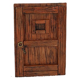 Wood effect resin door cm 6x0,9x8,7 h
