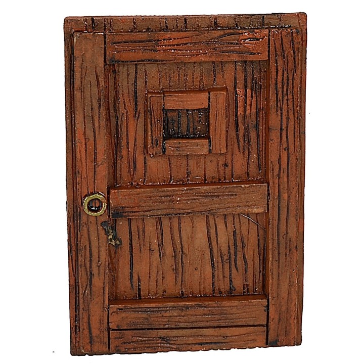 Wood effect resin door cm 6x0,9x8,7 h