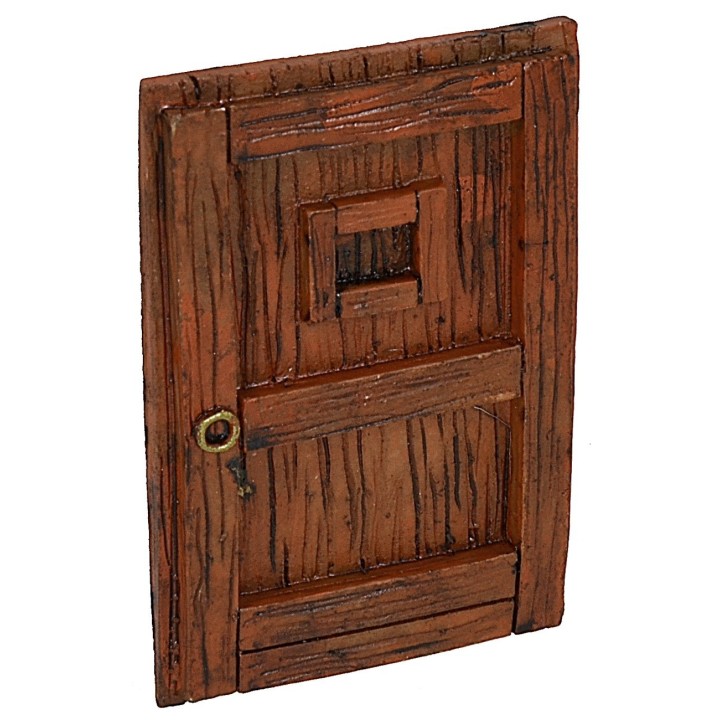 Wood effect resin door cm 6x0,9x8,7 h