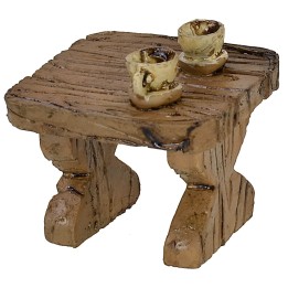 Tavolo in resina effetto legno cm 3,8x3,5x3 h