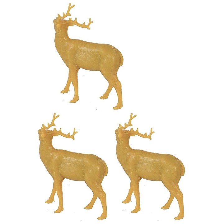 Set of 3 deers in pvc cm 4x5 h