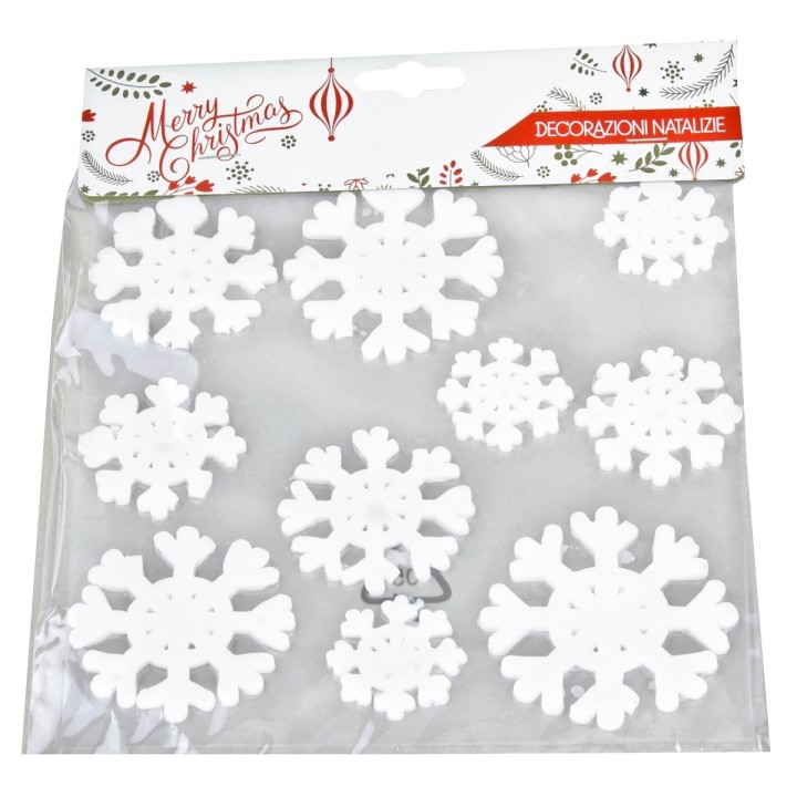 Window sticker 10 snowflakes