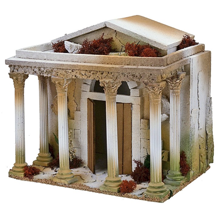 Temple with colonnade cm 35x25x32,5 h