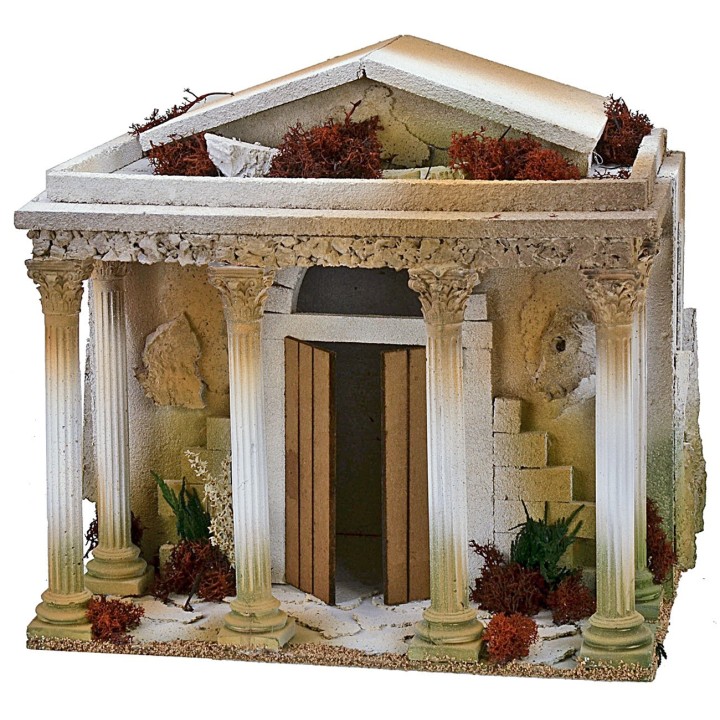 Temple with colonnade cm 35x25x32,5 h