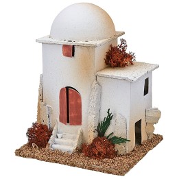 Casa araba con cupola e scala cm 14x12,5x17 h