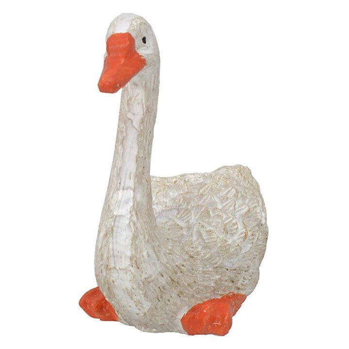 Juego de 2 cisnes de resina de 4,5x2,2x4,4 cm h