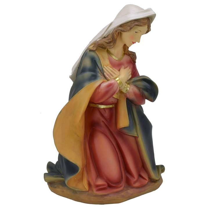 Madonna inginocchiata in resina serie 45 cm