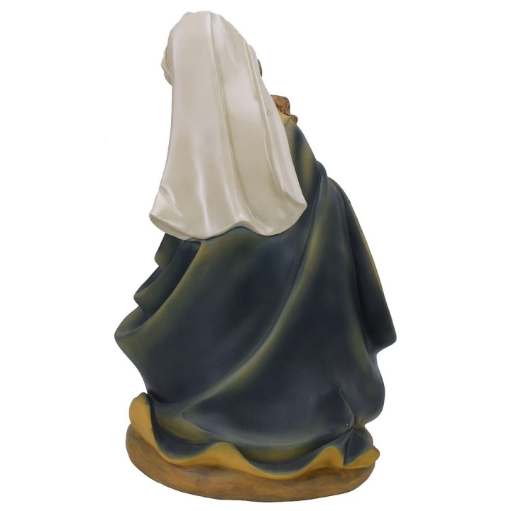Madonna arrodillada en resina serie 40 cm