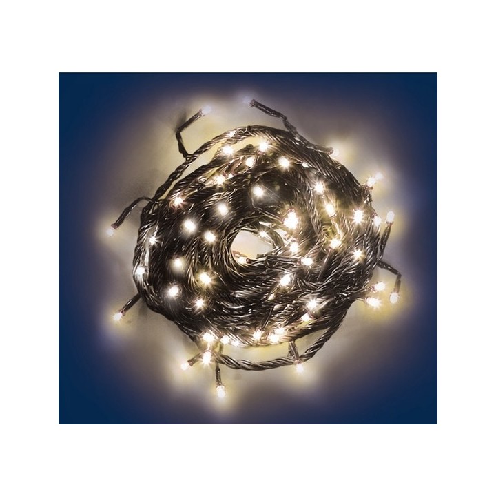 Serie 40 Led Ester.-Inter. Luce calda a Batterie,Timer e Giochi