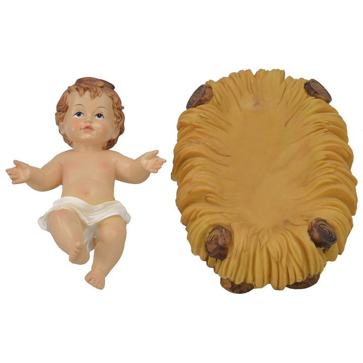 Natività 5 soggetti in resina serie 40 cm