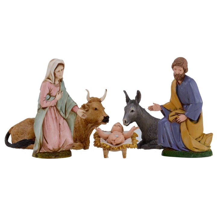 Nativity 5 subjects series 12 cm Landi Moranduzzo