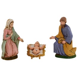Nativity 3 subjects series 12 cm Landi Moranduzzo