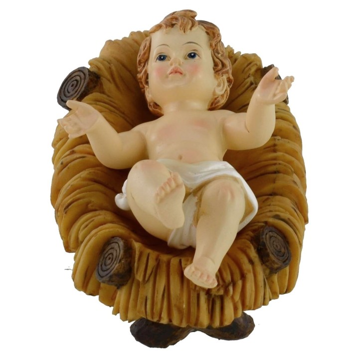 Natividad 5 sujetos en resina serie 25 cm