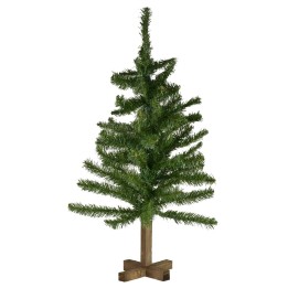 Albero di Natale 90 cm con base in legno