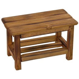 Banco da lavoro in legno cm 17x7,8x11 h per statue cm 20-24h.