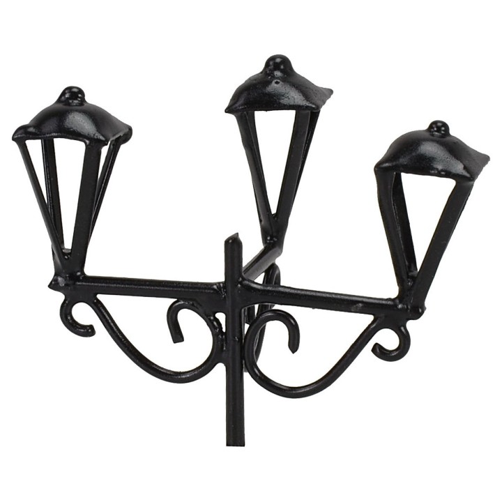 Lampione triplo cm 5,4x3,5x4,7 h