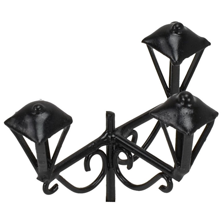 Lampione triplo cm 5,4x3,5x4,7 h